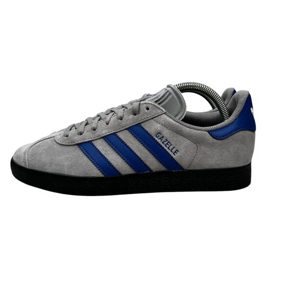 Adidas Originals Gazelle Grey Collegiate Blue Shoes IH3815 Men\'s Sizes 8.5 -10 main image 7